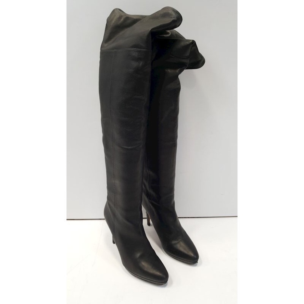 Jimmy Choo Women’s Black Knee High Boots.